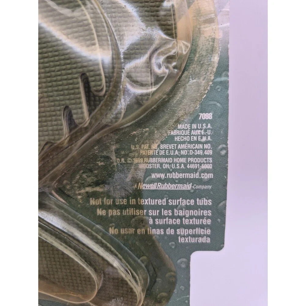 Rubbermaid Tub Treads Non-Slip Fish Anti-Slip Stickers Green 16 Pack
